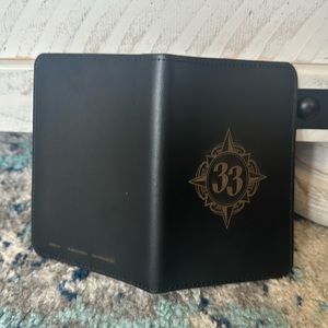 Club 33 Genuine Leather Passport Wallet NWOT